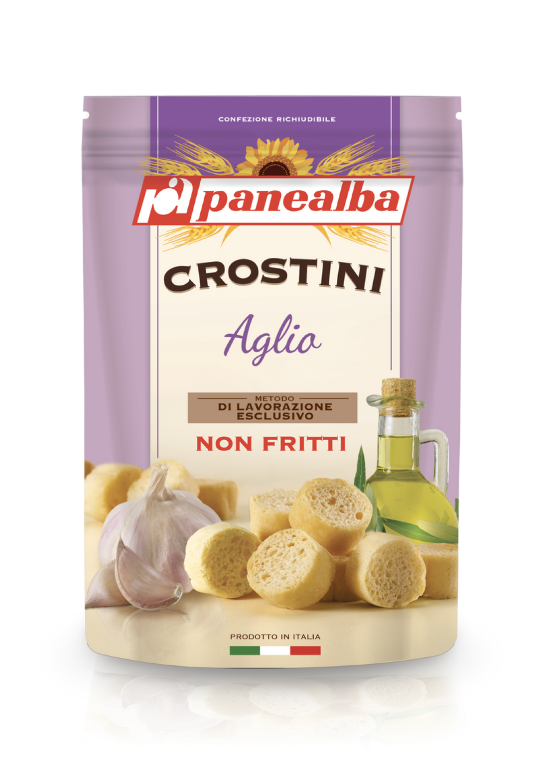 PANEALBA CROSTINI SNACK AGLIO N PREZZEMOLO 100
